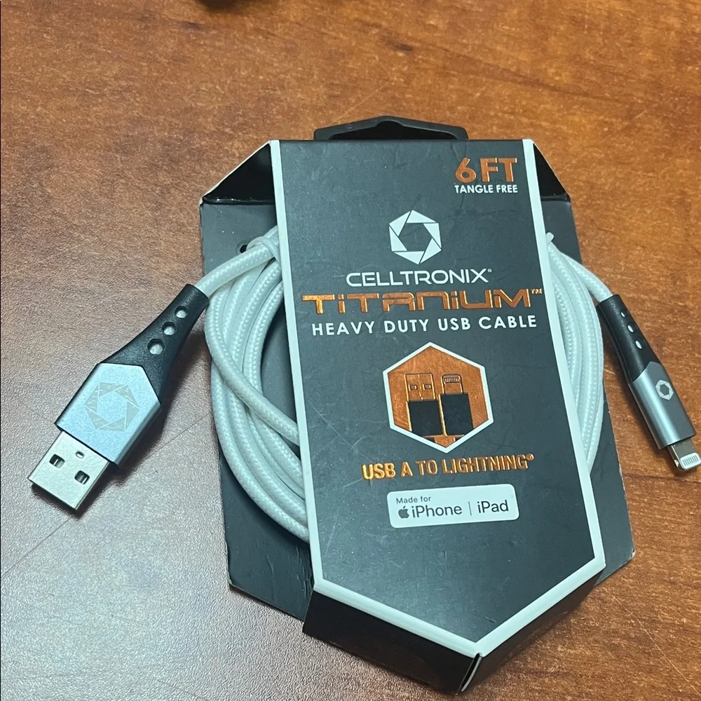 Heavy Duty USB Cable - Silver